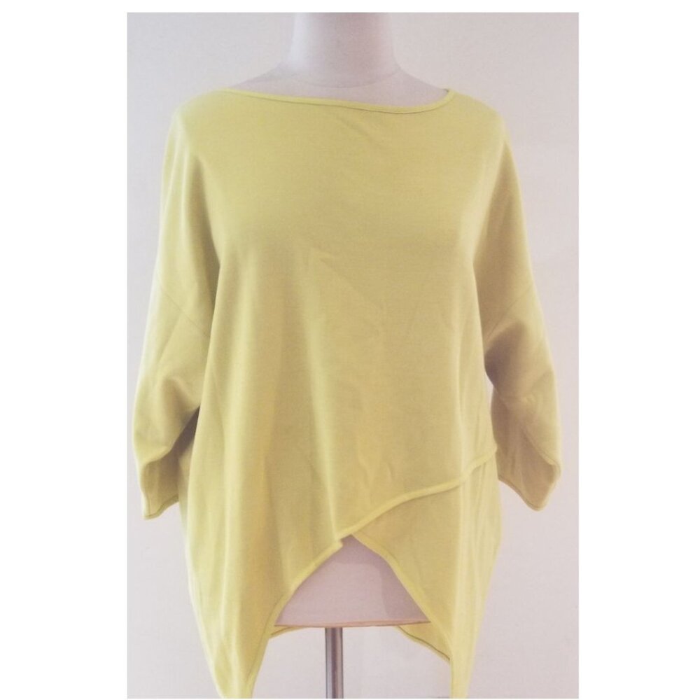 ST. John Yellow Poncho Sweater - Size Large